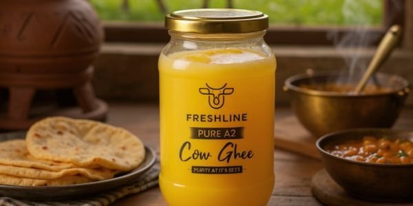 Pure Desi Cow Ghee available online in India, organic and traditionally prepared.