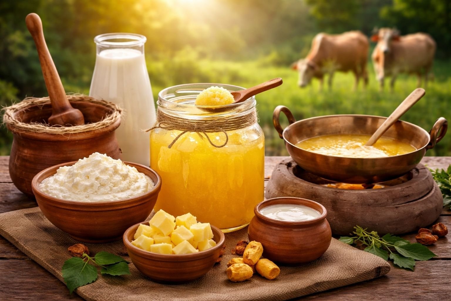 What is Bilona Ghee made using the traditional curd churning method