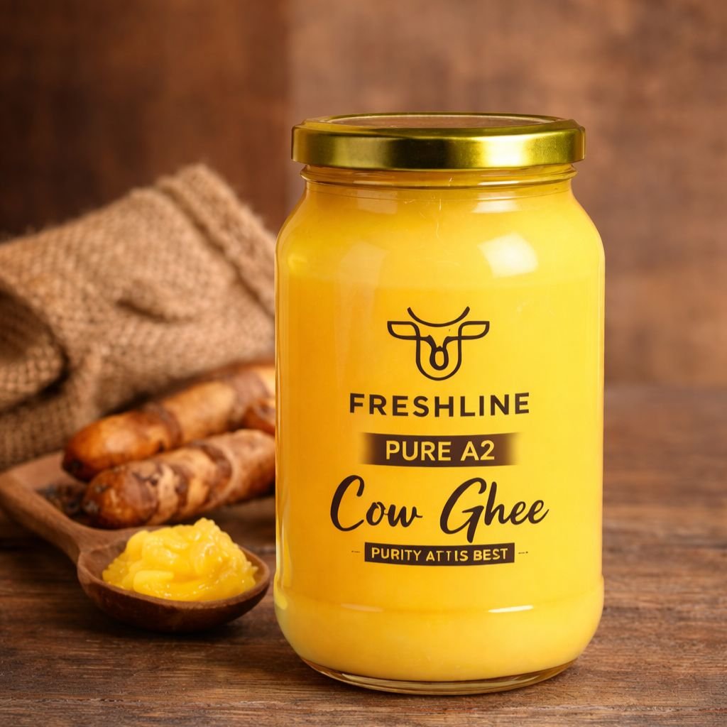 A2 Cow Ghee Online in Punjabi Bagh made from grass-fed indigenous cows
