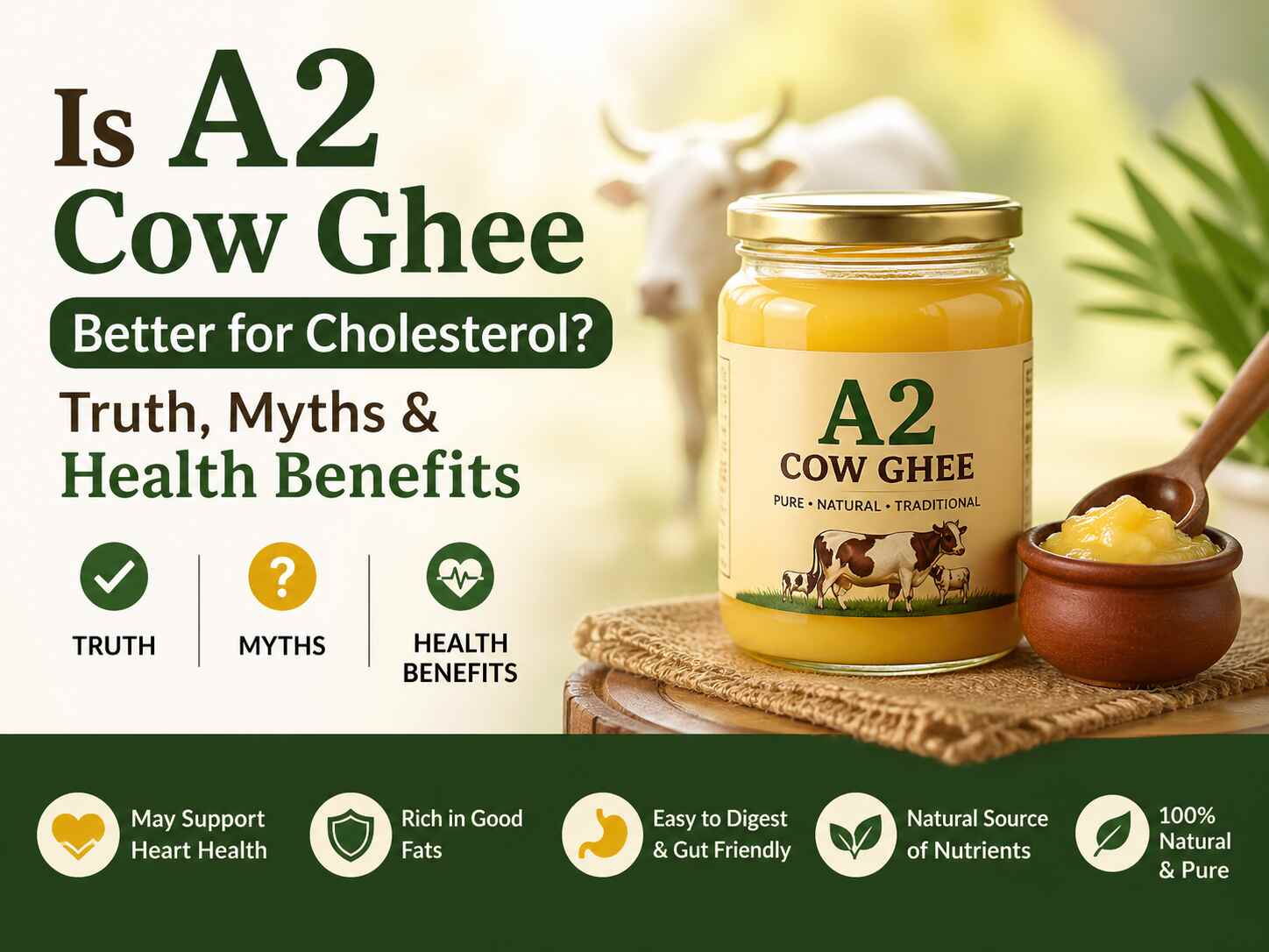 Is A2 Cow Ghee Better for Cholesterol